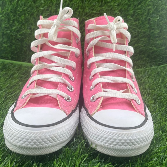 Converse Chuck Taylor All Star Pink High Top Sneakers Women's 7 Classic Retrofit - Picture 2 of 15